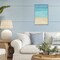 Stupell Industries Abstract Beach Coastal Color Block Framed Giclee, design by Martina Pavlova